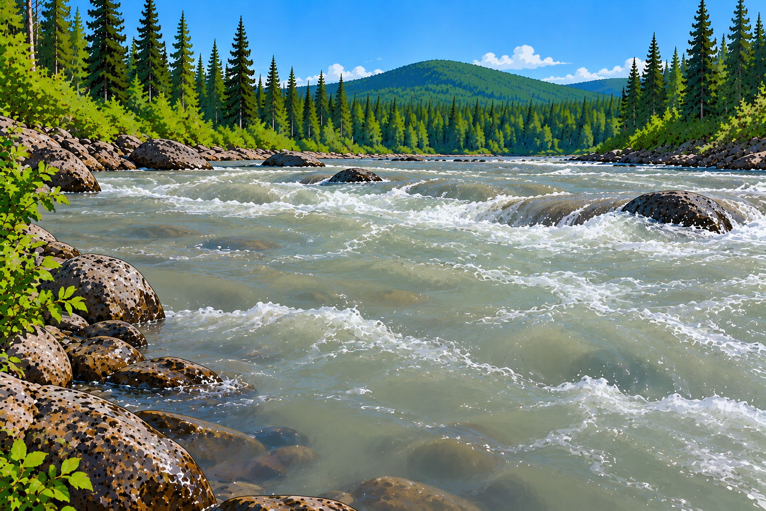Rivière trouble